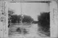 Primary view of [Photograph of Morton Cemetery Gate During 1899 Flood]