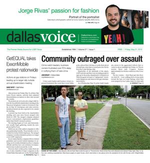 Primary view of object titled 'Dallas Voice (Dallas, Tex.), Vol. 27, No. 1, Ed. 1 Friday, May 21, 2010'.
