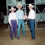 Photograph: [Three people in Youth division award presentation at Will Rogers Col…