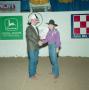 Primary view of [Man and woman in award presentation at Will Rogers Coliseum]