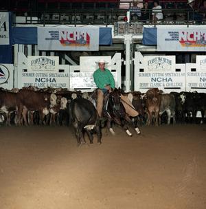 Primary view of object titled 'Cutting Horse Competition: Image 1991_D-239_10'.