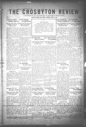 The Crosbyton Review. (Crosbyton, Tex.), Vol. 3, No. 32, Ed. 1 Thursday, August 10, 1911