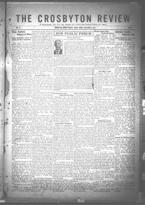 The Crosbyton Review. (Crosbyton, Tex.), Vol. 8, No. 44, Ed. 1 Friday, December 1, 1916