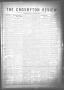 Thumbnail image of item number 1 in: 'The Crosbyton Review. (Crosbyton, Tex.), Vol. 10, No. 13, Ed. 1 Friday, April 19, 1918'.