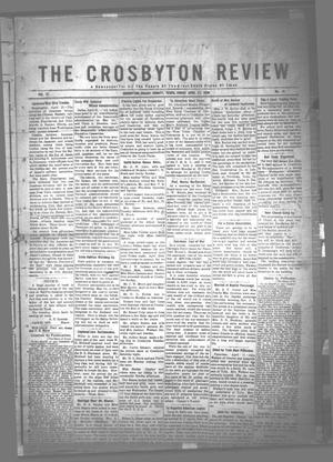 The Crosbyton Review. (Crosbyton, Tex.), Vol. 12, No. 16, Ed. 1 Friday, April 23, 1920
