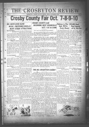 The Crosbyton Review. (Crosbyton, Tex.), Vol. 17, No. 38, Ed. 1 Friday, October 2, 1925