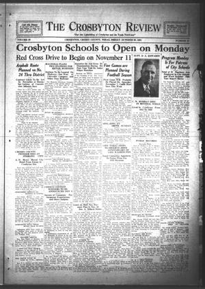 The Crosbyton Review. (Crosbyton, Tex.), Vol. 23, No. 43, Ed. 1 Friday, October 30, 1931