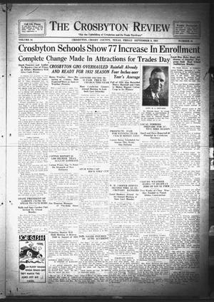 The Crosbyton Review. (Crosbyton, Tex.), Vol. 24, No. 36, Ed. 1 Friday, September 9, 1932