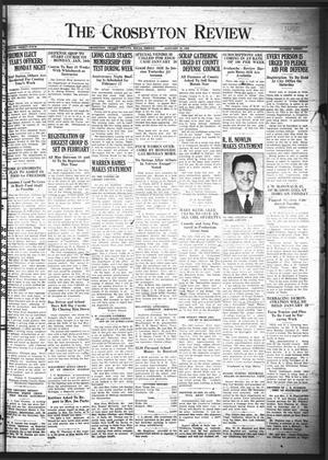 The Crosbyton Review. (Crosbyton, Tex.), Vol. 34, No. 3, Ed. 1 Friday, January 16, 1942