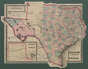 Primary view of object titled '[Map of Northern Texas]'.