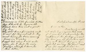 Primary view of object titled '[Letter from Gertrude Osterhout to Junia Roberts Osterhout, April 8, 1881]'.