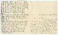 Thumbnail image of item number 1 in: '[Letter from Gertrude Osterhout to Junia Roberts Osterhout, April 8, 1881]'.
