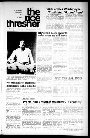 The Rice Thresher (Houston, Tex.), Vol. 55, No. 12, Ed. 1 Thursday, December 7, 1967