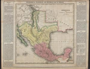 Primary view of object titled 'Mexico and internal provinces / prepared from Humboldt's map & other documents by J. Finlayson ; engrav'd by Young & Delleker.'.