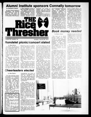 The Rice Thresher (Houston, Tex.), Vol. 64, No. 40, Ed. 1 Monday, March 28, 1977