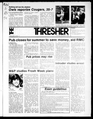 The Rice Thresher (Houston, Tex.), Vol. 68, No. 17, Ed. 1 Thursday, December 4, 1980