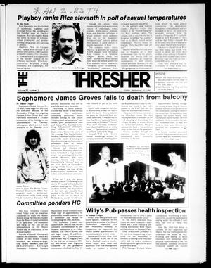 The Rice Thresher (Houston, Tex.), Vol. 70, No. 5, Ed. 1 Friday, September 10, 1982