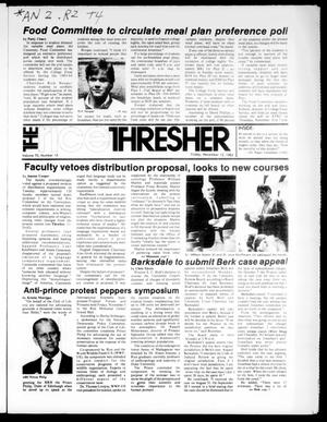 The Rice Thresher (Houston, Tex.), Vol. 70, No. 13, Ed. 1 Friday, November 12, 1982