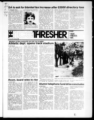 The Rice Thresher (Houston, Tex.), Vol. 70, No. 20, Ed. 1 Friday, February 11, 1983