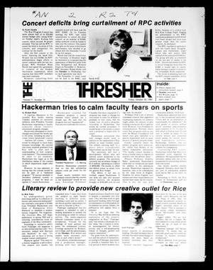 The Rice Thresher (Houston, Tex.), Vol. 71, No. 10, Ed. 1 Friday, October 28, 1983