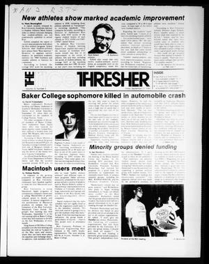 Primary view of object titled 'The Rice Thresher (Houston, Tex.), Vol. 72, No. 6, Ed. 1 Friday, September 21, 1984'.