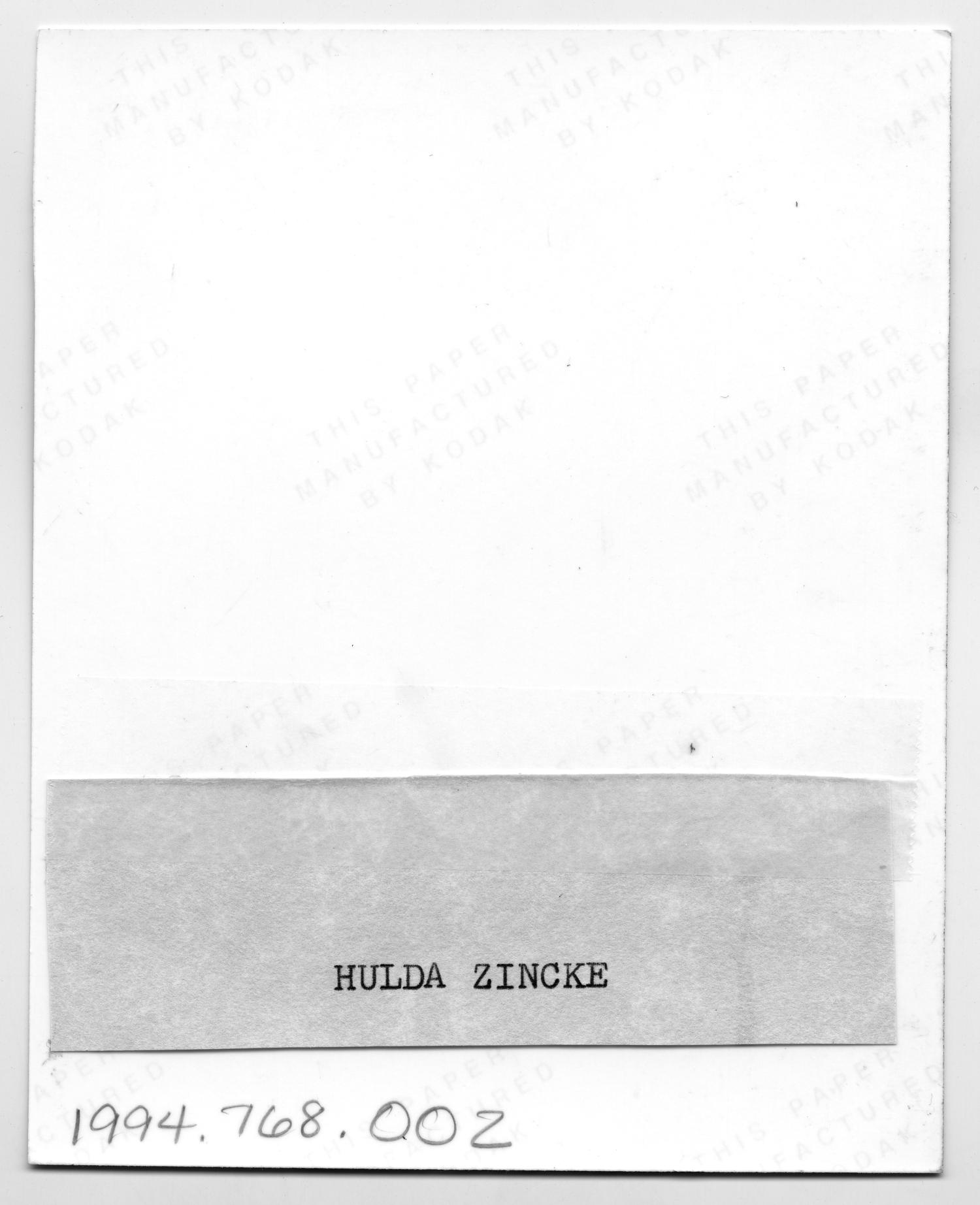 [Portrait of Hulda Zinke]
                                                
                                                    [Sequence #]: 2 of 2
                                                
