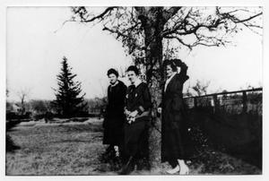 [Estella Kettner and Friends Standing by a Tree]