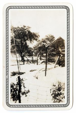 [Photograph of a Building in Snow]