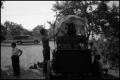 Photograph: [Photograph of People Setting up a Float]