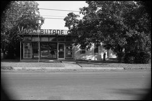 Primary view of object titled '[Photograph of the Vapo Butane Company Building]'.