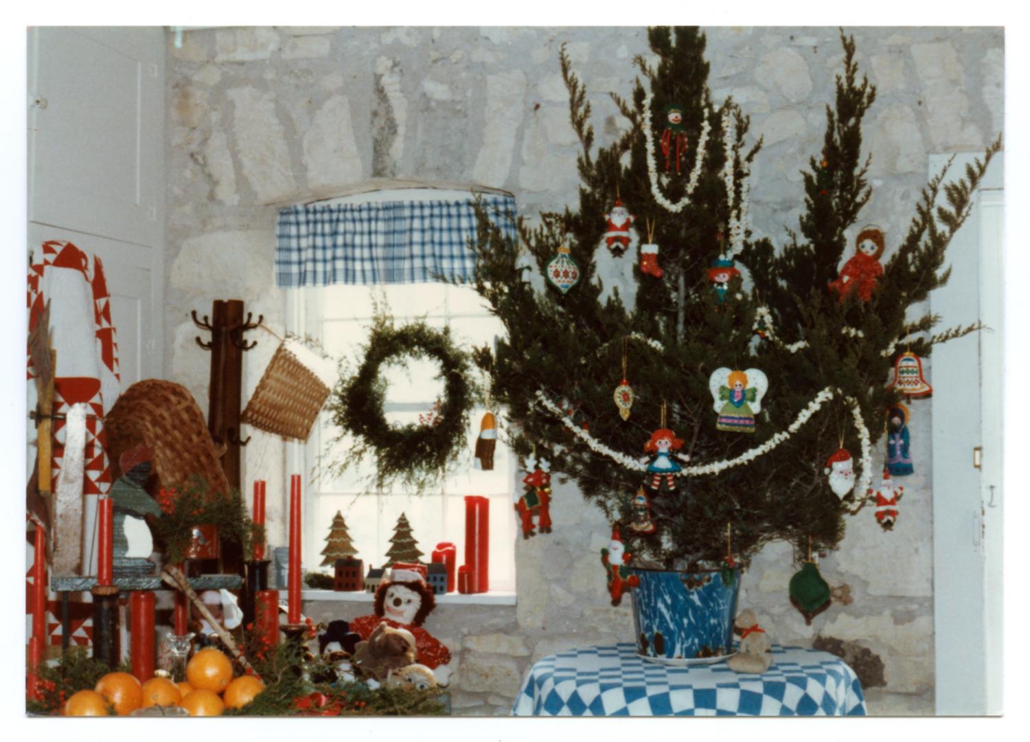  Photograph of Christmas  Decorations  in the Pioneer Museum 