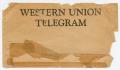 Thumbnail image of item number 3 in: '[Western Union Telegram from James McGuire to Vera Cummings]'.