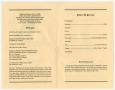 Thumbnail image of item number 2 in: '[Funeral Program for Theresa Mae Reed Evans, July 26, 1989]'.