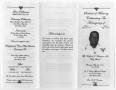 Thumbnail image of item number 3 in: '[Funeral Program for Clifford J. Thompson, Sr., May 24, 2001]'.