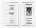 Thumbnail image of item number 3 in: '[Funeral Program for Ida B. Burgess, December 12, 1989]'.