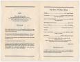 Thumbnail image of item number 2 in: '[Funeral Program for Annie L. Burleson, June 16, 1989]'.