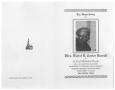 Thumbnail image of item number 3 in: '[Funeral Program for Mabel B. Carter Burrell, April 15, 1964]'.
