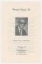 Pamphlet: [Funeral Program for Thomas Mitchell Ector, April 2, 1981]