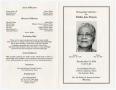 Thumbnail image of item number 3 in: '[Funeral Program for Telitha Jane Francis, May 23, 2006]'.