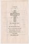 Thumbnail image of item number 1 in: '[Funeral Program for Mamie Lee Jackson, July 4, 1960]'.