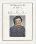 Primary view of [Funeral Program for Catherine Lomans James, February 12, 2000]