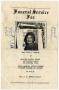 Primary view of [Funeral Program for Alma P. Johnson, August 7, 1970]