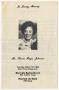 Primary view of [Funeral Program for Elnora Hayes Johnson, March 18, 1982]