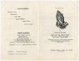Thumbnail image of item number 3 in: '[Funeral Program for Ada Mae Jones, March 28, 1984]'.