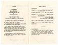 Thumbnail image of item number 2 in: '[Funeral Program for Mattie G. McElroy, May 17, 1975]'.