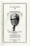 Primary view of [Funeral Program for Cazell McKinney, December 13, 1999]