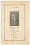 Primary view of [Funeral Program for Clarence L. Mitchell, August 4, 1944]