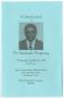 Primary view of [Funeral Program for Zephaniah Montgomery, October 26, 1994]