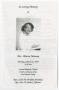 Pamphlet: [Funeral Program for Alberta Mooney, March 22, 1993]
