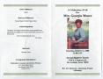 Thumbnail image of item number 3 in: '[Funeral Program for Georgia Moore, October 11, 2008]'.